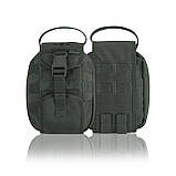 Підсумок-аптечка хакі (20х16, 5х8, 7 см) | Швидке скидання Kiborg GU Cordura 1000D + NIR-просочення, фото 2