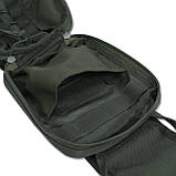 Підсумок-аптечка хакі (20х16, 5х8, 7 см) | Швидке скидання Kiborg GU Cordura 1000D + NIR-просочення, фото 6