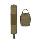 Підсумок-аптечка койот (20х16, 5х8, 7 см) | Швидке скидання Kiborg GU Cordura 1000D + NIR-просочення, фото 4