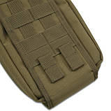 Підсумок-аптечка койот (20х16, 5х8, 7 см) | Швидке скидання Kiborg GU Cordura 1000D + NIR-просочення, фото 10