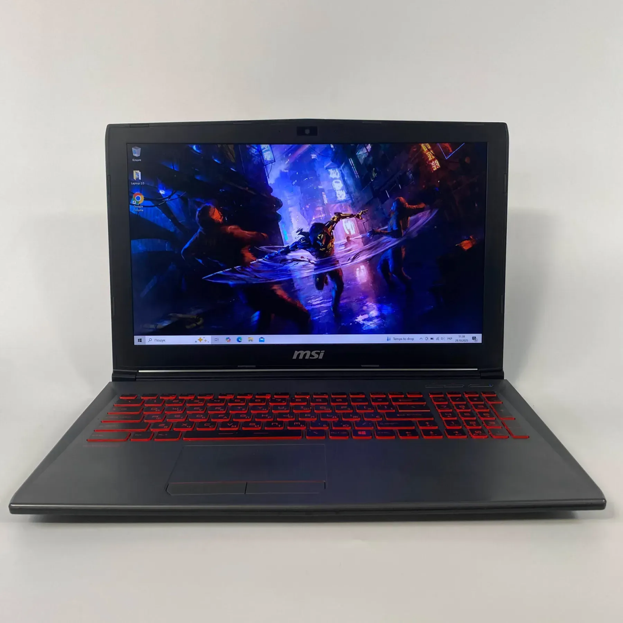 Б/в Ігровий ноутбук MSI GV62 8RE 15.6" 1920x1080| Core i5-8300H| 16 GB RAM| 512 GB SSD| GeForce GTX 1060 3GB