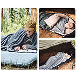 Підкладка для спального мішка Naturehike CNK2450WS024, фліс, графіт, фото 5