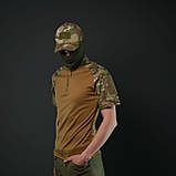 Убакс G4 Kiborg з коротким рукавом койот+мультикам, фото 5