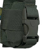 Тактичний підсумок під рацію KIBORG GU Single Mag Pouch Хакі, фото 4