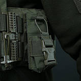 Тактичний підсумок під рацію KIBORG GU Single Mag Pouch Хакі, фото 7