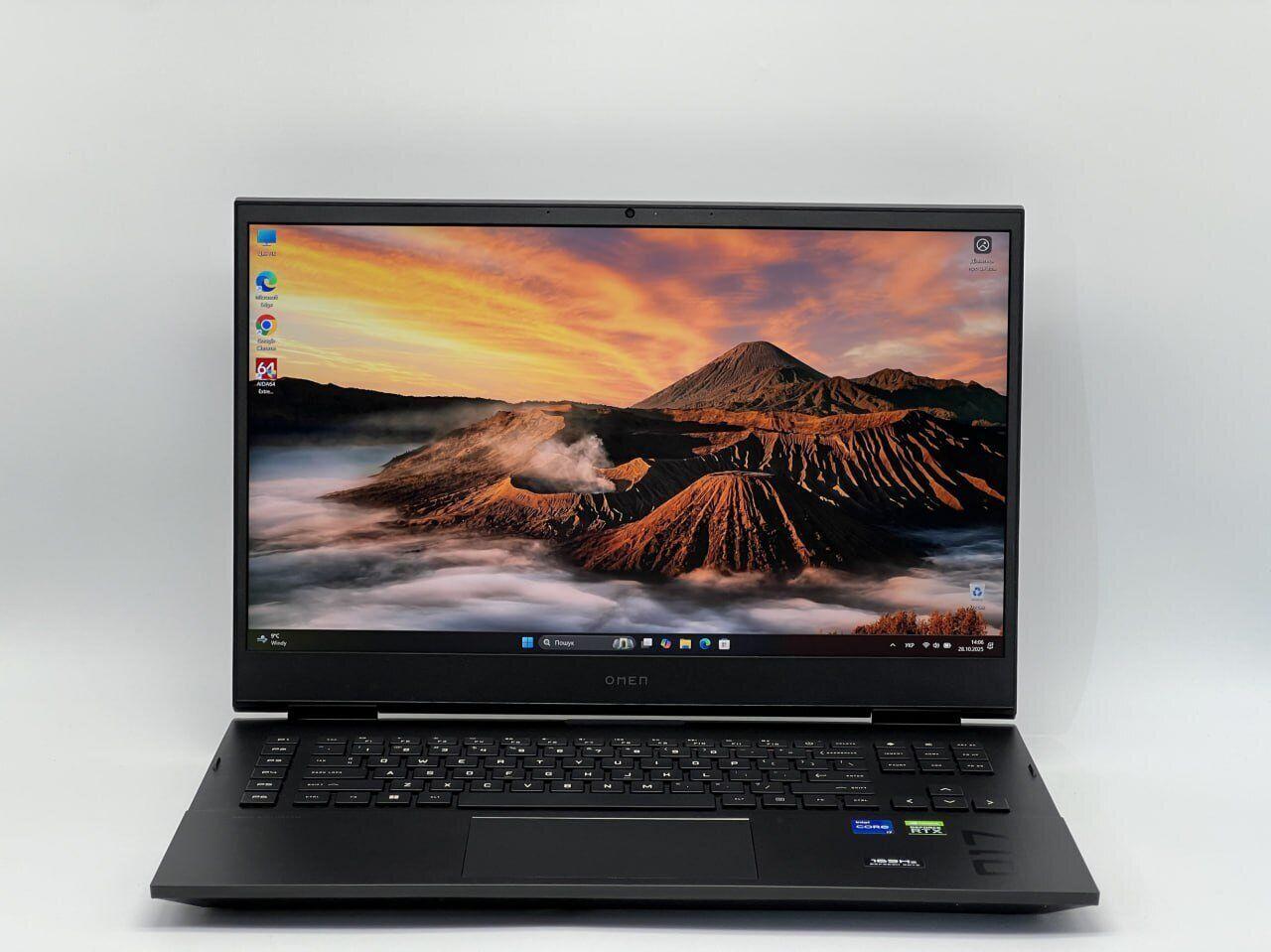 Б/в Ігровий ноутбук Б-клас HP Omen 17-ck1021nr 17.3" 2560x1440| i7-12700H| 32GB RAM| 960GB SSD| RTX 3070 Ti 8GB