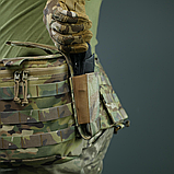 Військовий підсумок "Нерозсипайка" від Kiborg Мультикам з кріпленням MOLLE та NIR-просочення, фото 9