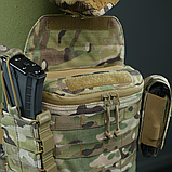 Армійський тактичний підсумок "Нерозсипайка" Militex Cordura original USA Мультикам для скидання магазинів, фото 8