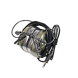 Тактична гарнітура EARMOR M32 Навушники для стрільби з мікрофоном З універсальним кріпленням Олива, фото 3