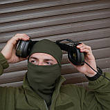 Тактична гарнітура EARMOR M32 Навушники для стрільби з мікрофоном З універсальним кріпленням Олива, фото 7