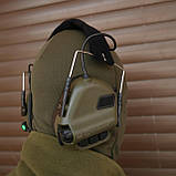 Тактична гарнітура EARMOR M32 Навушники для стрільби з мікрофоном З універсальним кріпленням Олива, фото 8