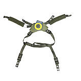 Комплект (Підвісна система Кріплення Team Wendy Cam Fit (R) + Подушки для Шолома) Олива, фото 9