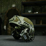 Кріплення для Навушників Чебурашки для Активних Навушників EARMOR Хакі Кріплення на Шолом Чебурашка, фото 7