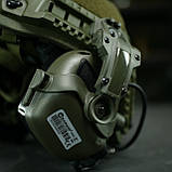 Кріплення для Навушників Чебурашки для Активних Навушників EARMOR Хакі Кріплення на Шолом Чебурашка, фото 8