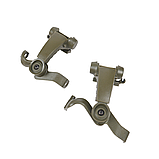 Кріплення для активних Навушників "чебурашки" Навісне кріплення EARMOR M16C на Шолом, фото 2