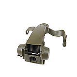 Кріплення для активних Навушників "чебурашки" Навісне кріплення EARMOR M16C на Шолом, фото 3