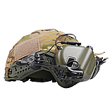 Повний Комплект (балістичного Шолому з кавером + Навушниками + Ліхтариком) Захист для військових, фото 4