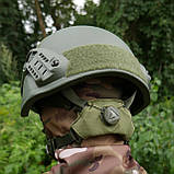 Балістичний Шолом MICH 2000 Helmet PE (M) Клас захисту NIJ IIIA ХАКІ Team Wendy Cam Fit (R), фото 8