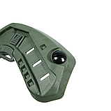 Комплект (бічних рейок для шолома + болтів для кріплення) FAST олива | Протиударний пластик ABS, фото 6