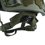 Балістичний шолом Sestan-Busch Helmet Olive M-(55-57 см) + кавер, фото 5