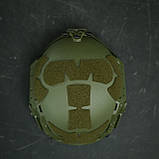 Балістичний шолом Sestan-Busch Helmet Olive M-(55-57 см) + кавер, фото 8