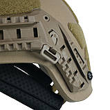 Балістичний шолом Sestan-Busch Helmet Coyote M + кавер, фото 4