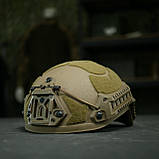 Балістичний шолом Sestan-Busch Helmet Coyote M + кавер, фото 6