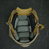 Балістичний шолом Sestan-Busch Helmet Coyote M + кавер, фото 10