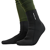 Тактичні неопренові Шкарпетки чорні 44| Комфортні Шкарпетки з плоским швом XXL, фото 4