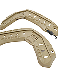 Комплект обвісу (NVG + рейкові кріпллення + velcro панелі + резинки для фіксації + болти ) для шолома FAST, MICH Койот, фото 7