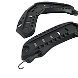 Комплект обвісу (NVG + рейкові кріпллення + velcro панелі + резинки для фіксації + болти ) для шолома FAST, MICH Койот, фото 8