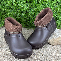 Жіночі чоботи пінові утеплені Е-001043-3 Коричневі
