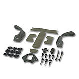 Комплект обвісу (NVG + Рейкові кріплення + Velcro + Липучки + резинки + болти ) для шоломів FAST, MICH Олива, фото 2