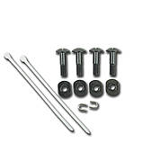 Армійські Бічні рейки + болти для шолома MICH 2000 Олива | Протиударний пластик ABS, фото 5