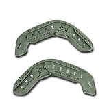 Армійські Бічні рейки + болти для шолома MICH 2000 Олива | Протиударний пластик ABS, фото 6