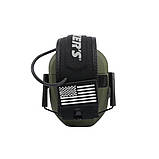 Активні Навушники Walker's Razor Slim Хакі Звукова активація стиснення реакція 0,02 секунд, фото 7