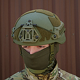 Балістичний Шолом Тактичний PE FAST Helmet Рівень захисту NIJ IIIA Розмір L, фото 7