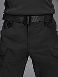 Брюки карго тактичні BEZET Байрактар чорний, фото 3