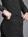 Брюки карго тактичні BEZET Байрактар чорний, фото 4