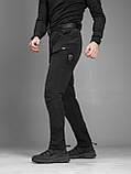 Брюки карго тактичні BEZET Байрактар чорний, фото 6