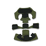 Набір протиударних подушок для шолому GEN.2 Хакі з технологією Zorbium | ЕВА (етиленвінілацетат), фото 5