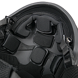 Шолом PE Fast З рівнем захисту NIJ IIIA Стандарт NATO Black розмір (L) та системою Team Wendy, фото 5