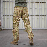Штурмові XL(52) штани мультикам «Байрактар» Gen-5 RIPSTOP для військових | З карманами для вставних наколінників, фото 7