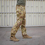 Штурмові XXXL(56) штани мультикам «Байрактар» Gen-5 RIPSTOP для військових | З карманами для вставних наколінників, фото 8