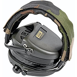 Навушники активні тактичні шумоподавлюючі Sordin Supreme Pro X з LED ліхтарем Оливковий (Ranger Green), фото 4