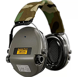 Навушники активні тактичні шумоподавлюючі Sordin Supreme Pro X Оливковий (Ranger Green), фото 5