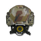Покращений балістичний Шолом (M) мультикам FAST PE GEN III AGGRESSIVE | З захистом  NIJ IIIA, фото 3