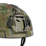 Покращений балістичний Шолом (M) мультикам FAST PE GEN III AGGRESSIVE | З захистом  NIJ IIIA, фото 8