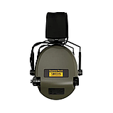 Активні навушники для стрільби Sordin Supreme Pro-X SLIM - олива, фото 5