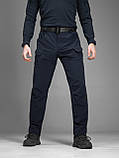 Брюки карго тактичні BEZET Байрактар синій, фото 2